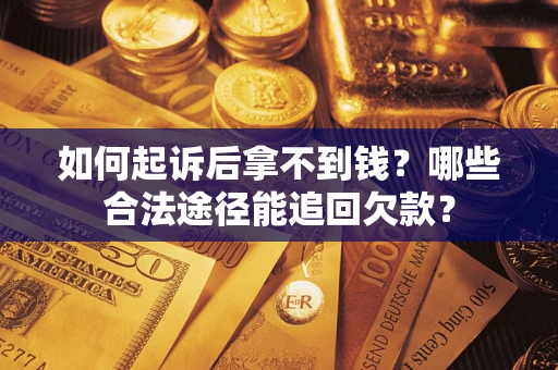 济南如何起诉后拿不到钱？哪些合法途径能追回欠款？