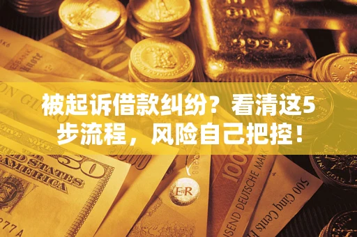 济南被起诉借款纠纷？看清这5步流程，风险自己把控！