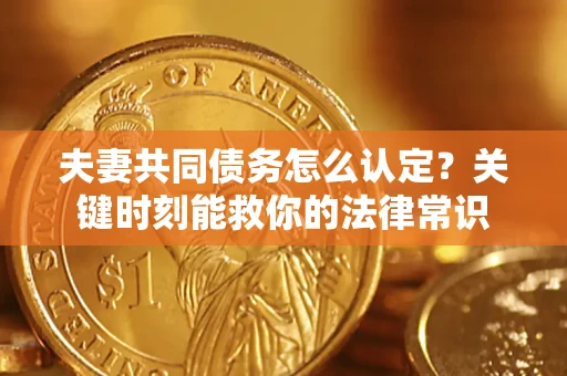 济南夫妻共同债务怎么认定？关键时刻能救你的法律常识