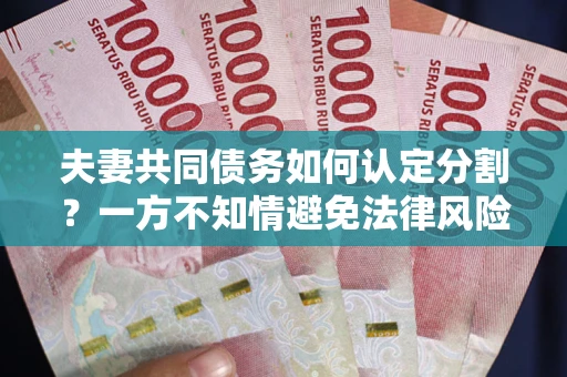 济南夫妻共同债务如何认定分割？一方不知情避免法律风险必看！